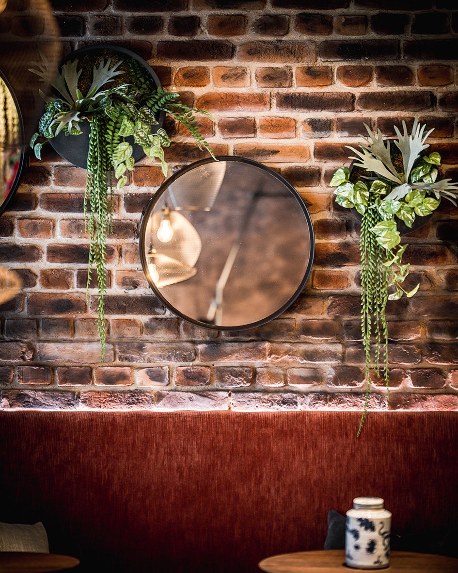 Janus Zwart/Groen D50 incl kunstplanten en bevestigingsmaterialen