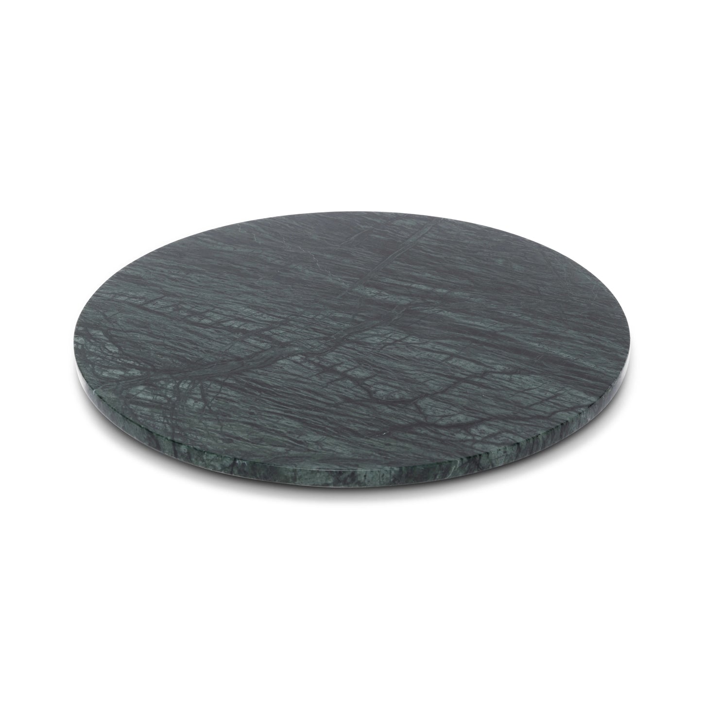 Marmer dienblad rond Ø30cm groen