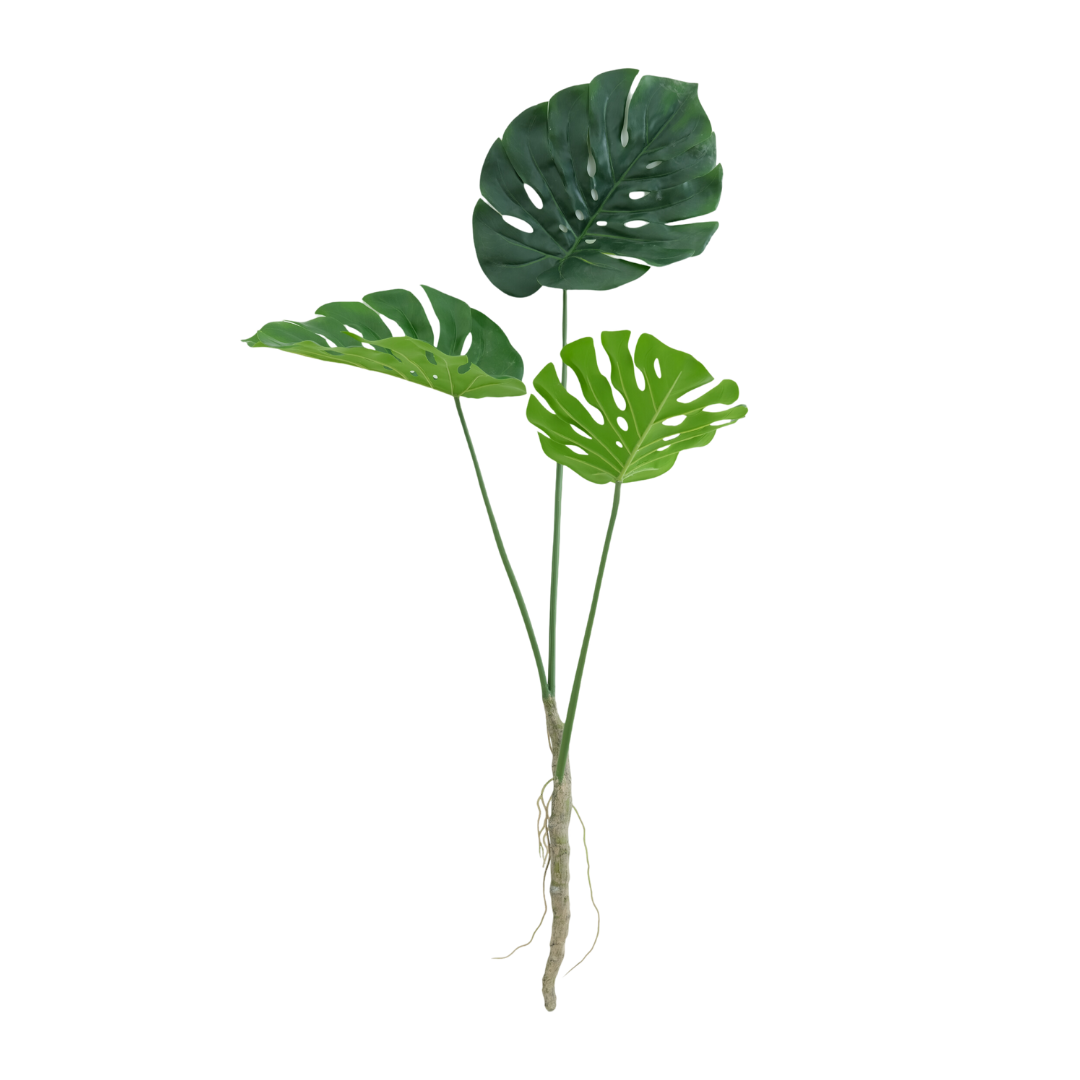 Monstera zijden kunsttak 120cm