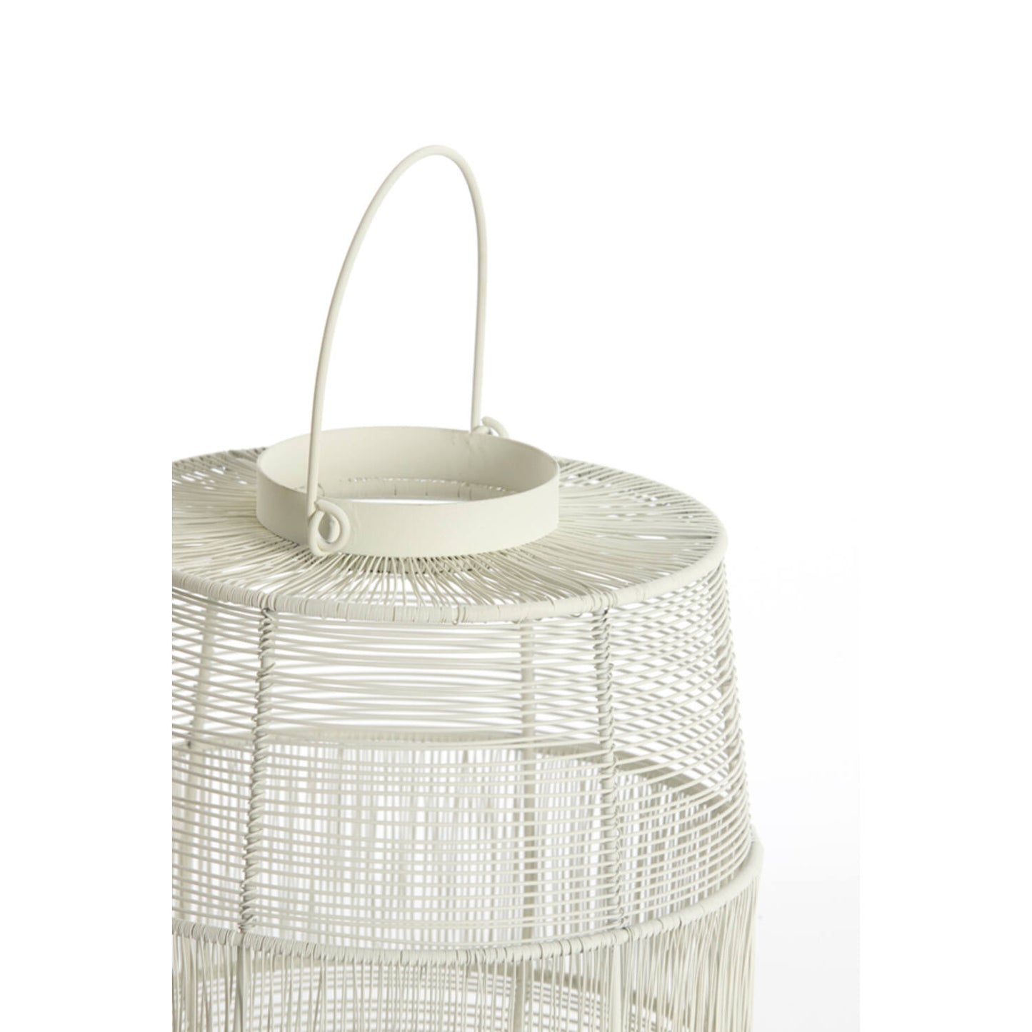 Windlicht Ø26x29 cm MOTIJO crème
