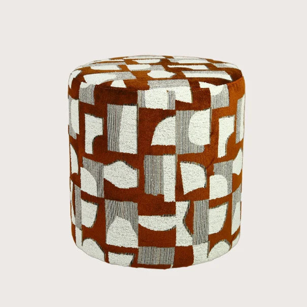 Maatwerk poefjes D44 x 47H (diverse designs mogelijk, prijzen op aanvraag)