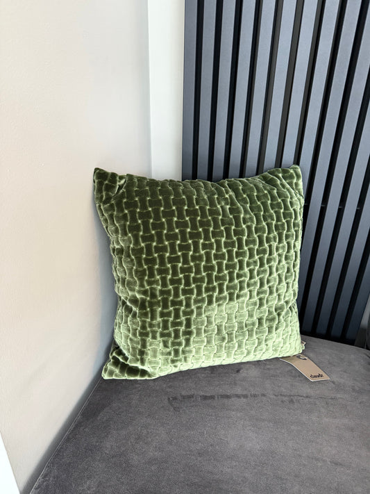 Claudi kussen Counter Olive 50x50cm