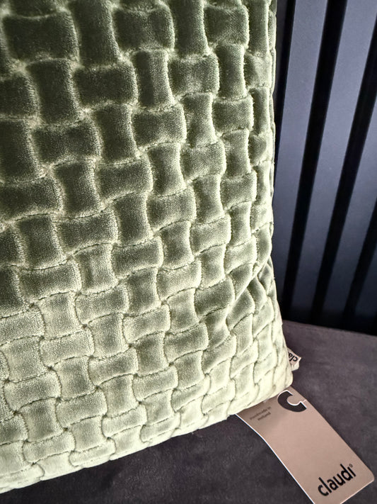 Claudi kussen Counter Olive 50x50cm