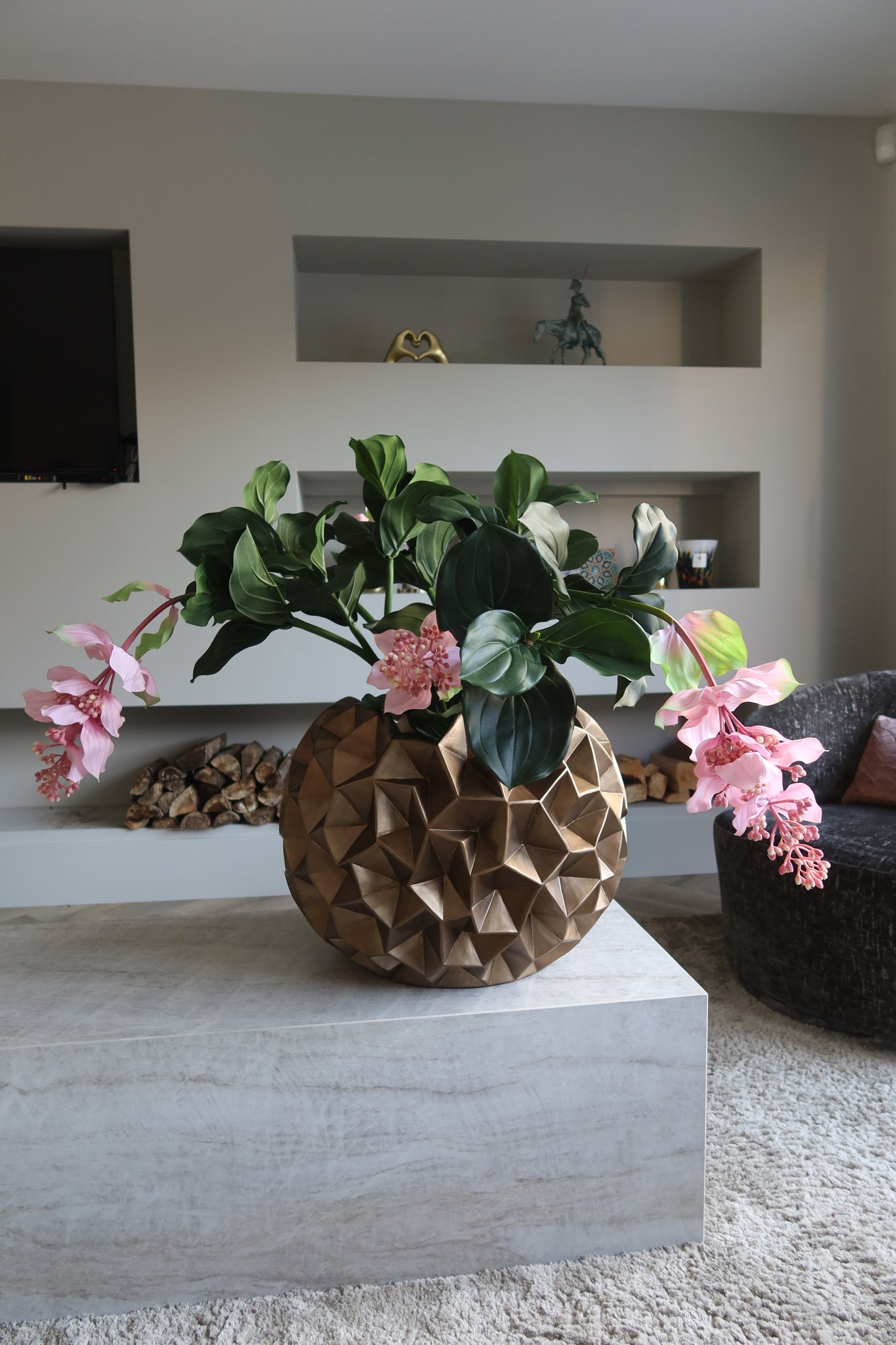 Interieur Reset - Medinilla zijden kunstplant (Excl Pot)