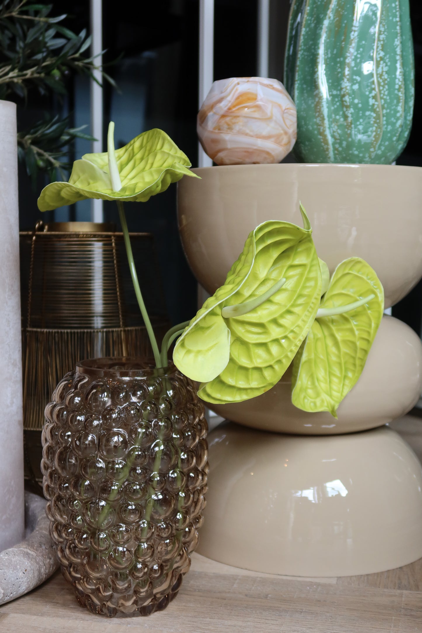 Vaas Bubbel taupe 13Dx25H