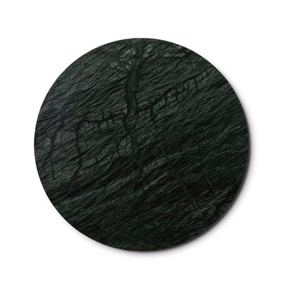 Marmer dienblad rond Ø30cm groen
