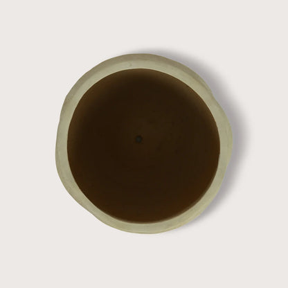 Pot Jarry L terra Wit D51 H41
