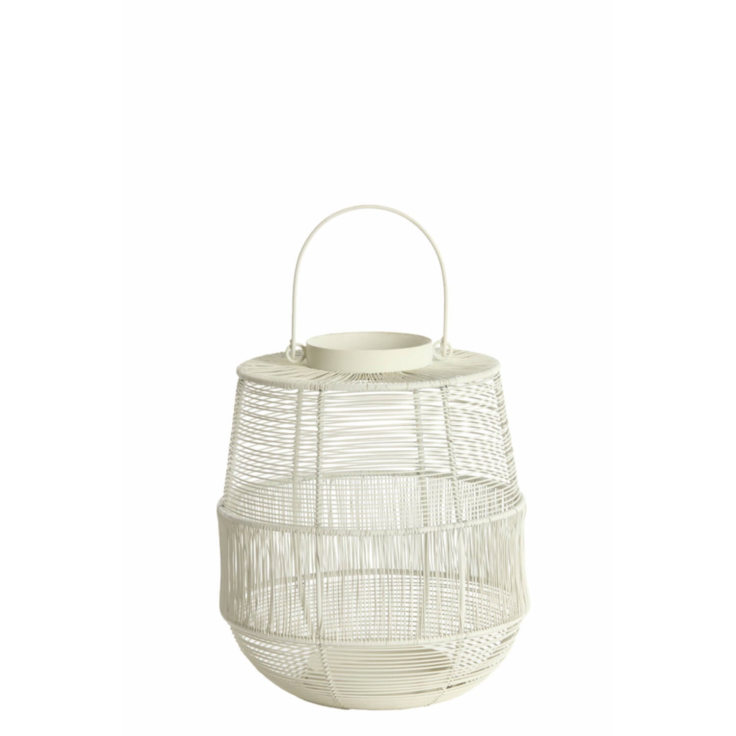 Windlicht Ø26x29 cm MOTIJO crème