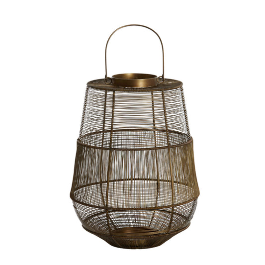 Windlicht Ø28x38 cm MOTIJO antiek brons